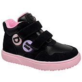 Ботинки детские Indigo Kids 50-410G чёрный-розовый 1